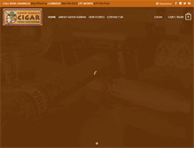 Tablet Screenshot of goodkarmacigar.com